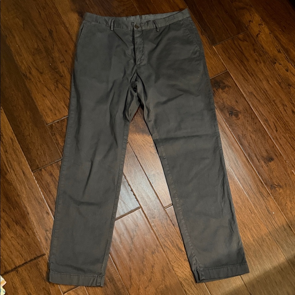 Men's Classic Gray Chino Pants